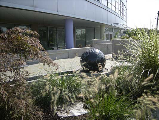 Kuser granite ball fountain